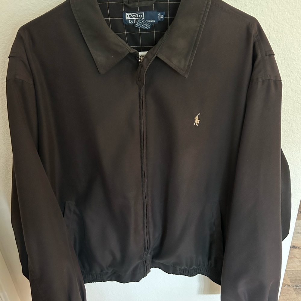 Men’s XL Polo jacket. Lightweight, good condition.
